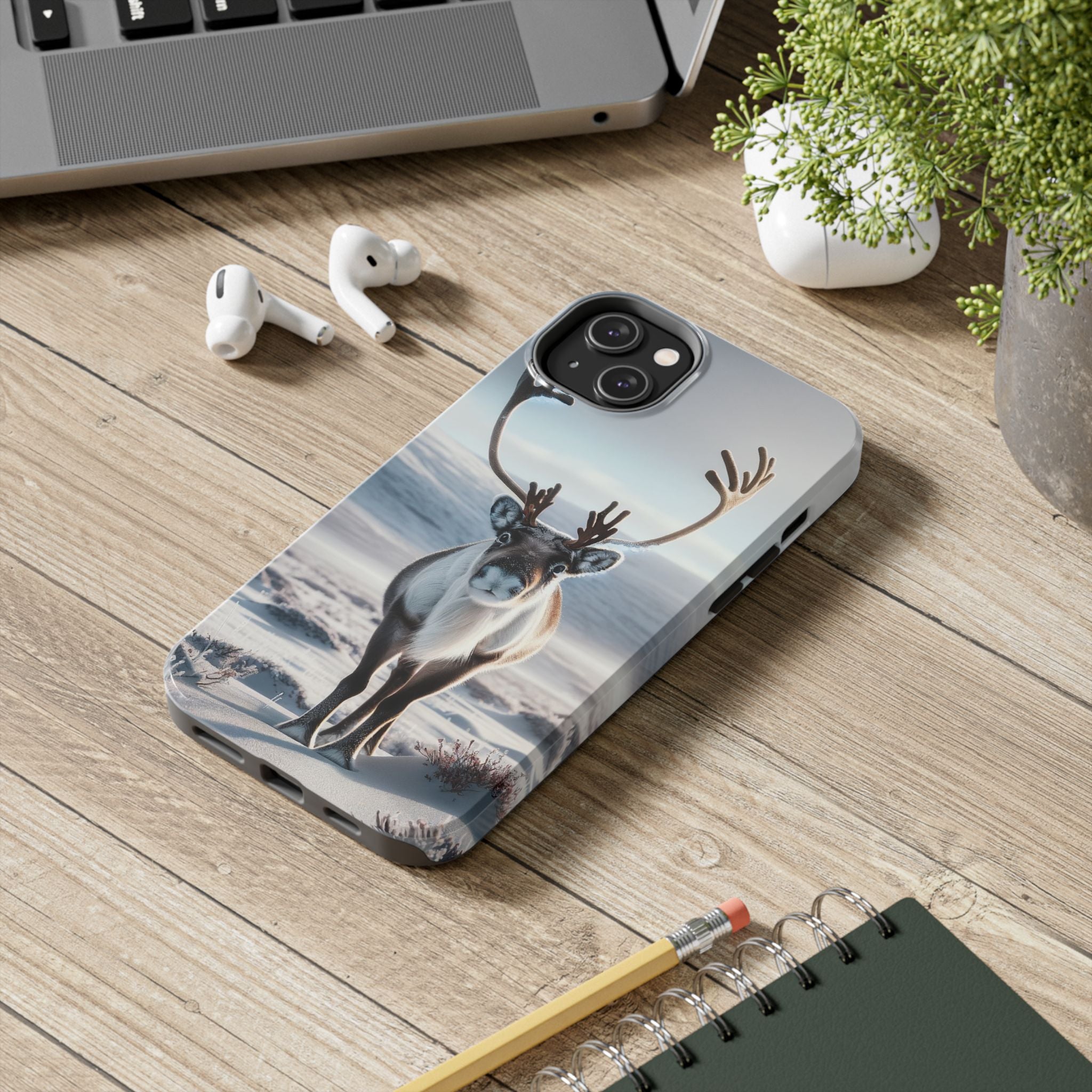 Phone Cases - Curious Reindeer Design