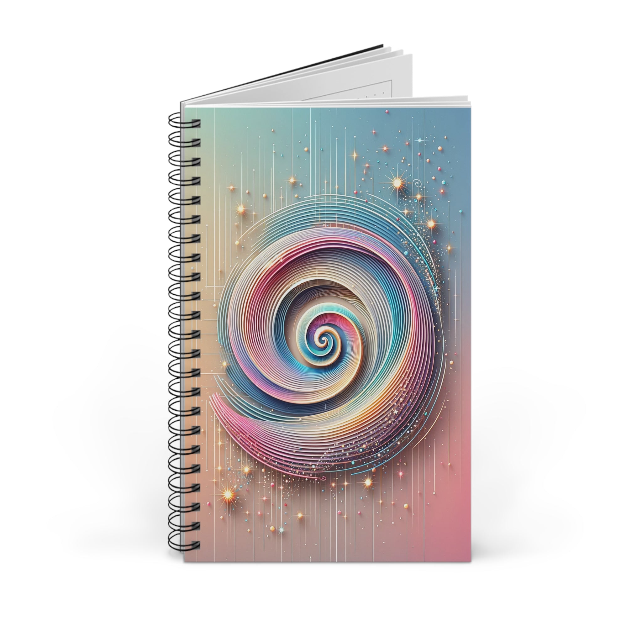 Blue and pink spiral - Spiral Journal (EU)