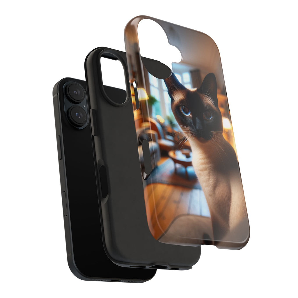 Curious cat - Tough Phone Case