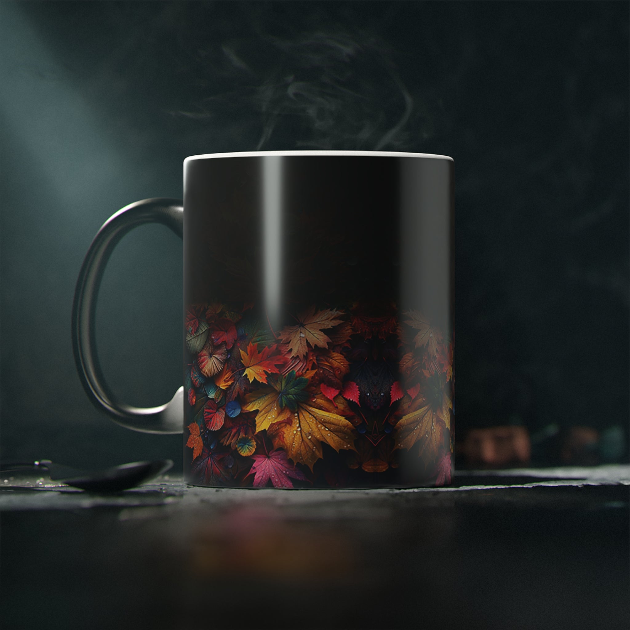 Autumn Leaves Magic Mug — Color-Changing Coffee Cup