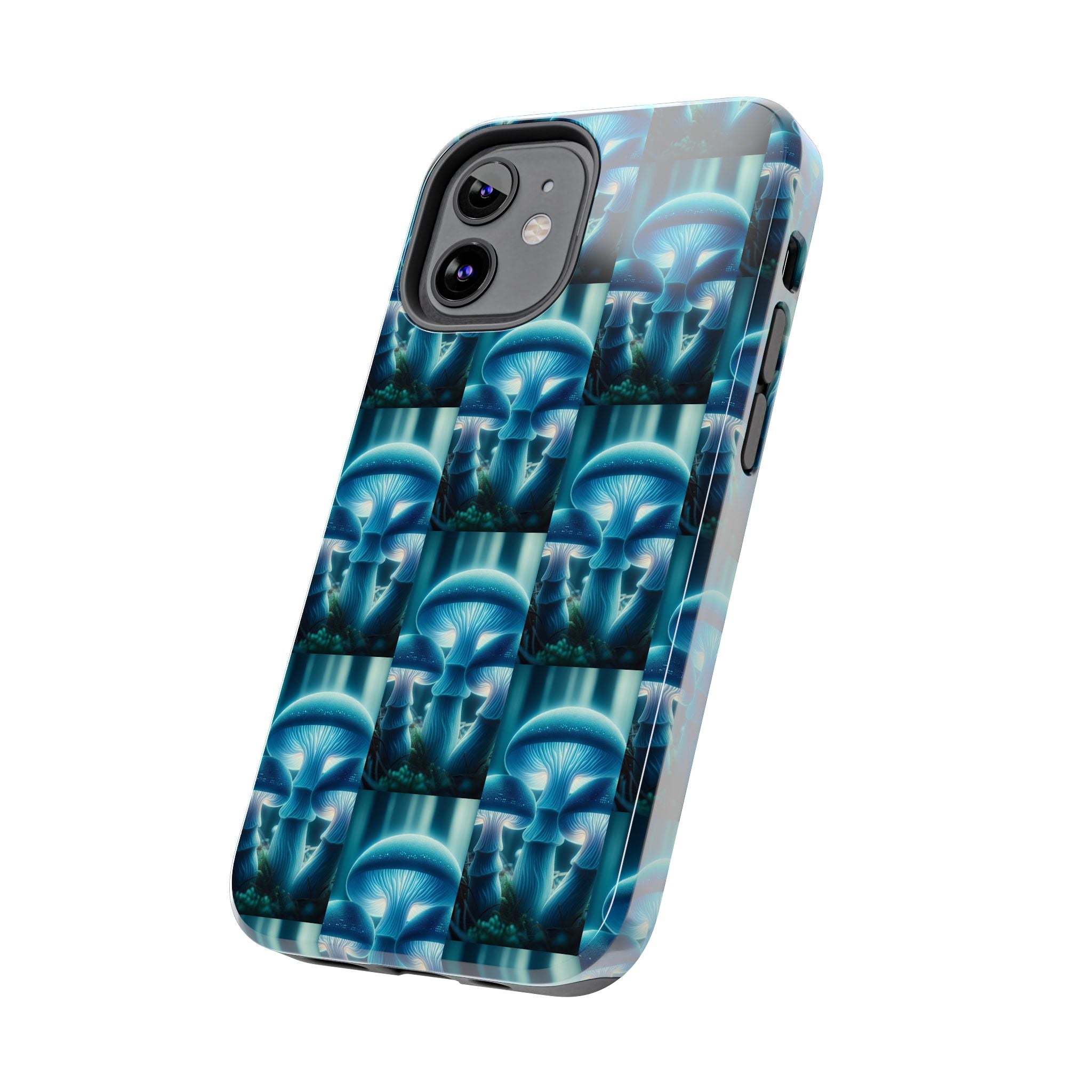 Blue Mushrooms - Tough Phone Case
