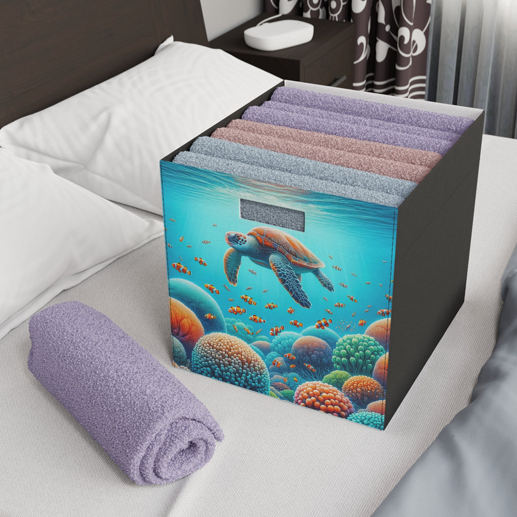 Turtle with clown fish - Storage Box