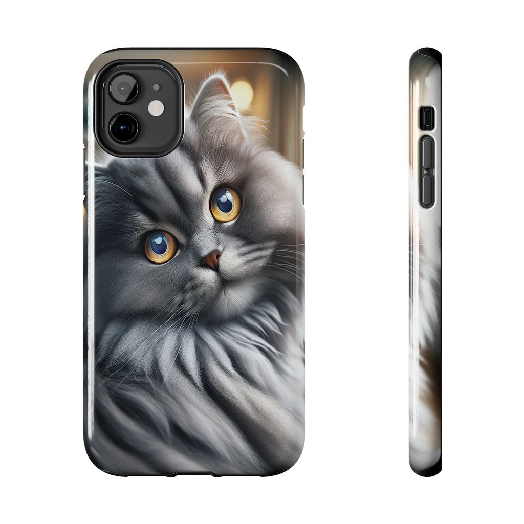Grey cat - Tough Phone Case