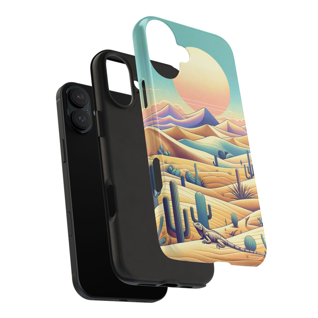 Iguana in the desert 2 - Tough Phone Case