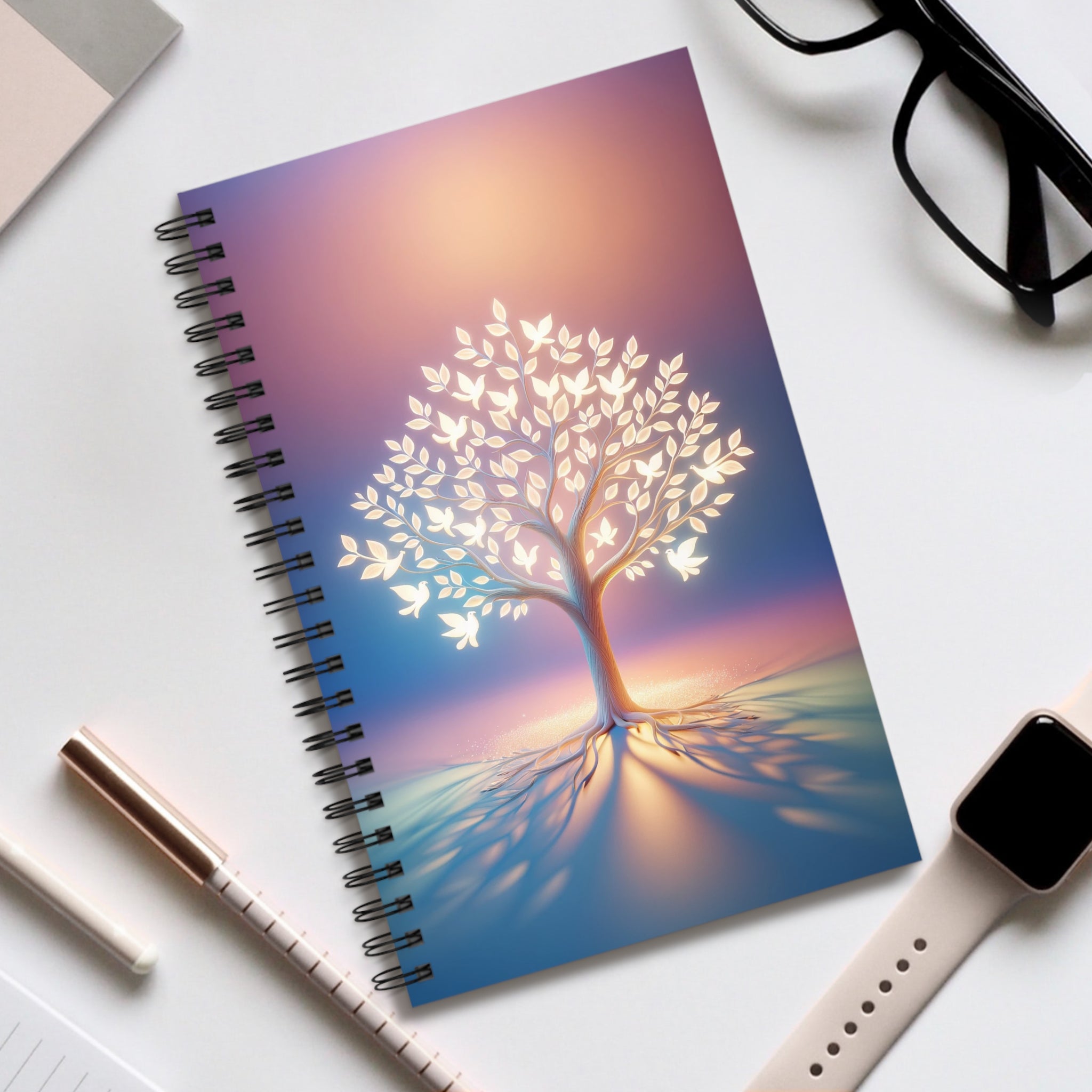 Tree with golden leaves - Spiral Journal (EU)