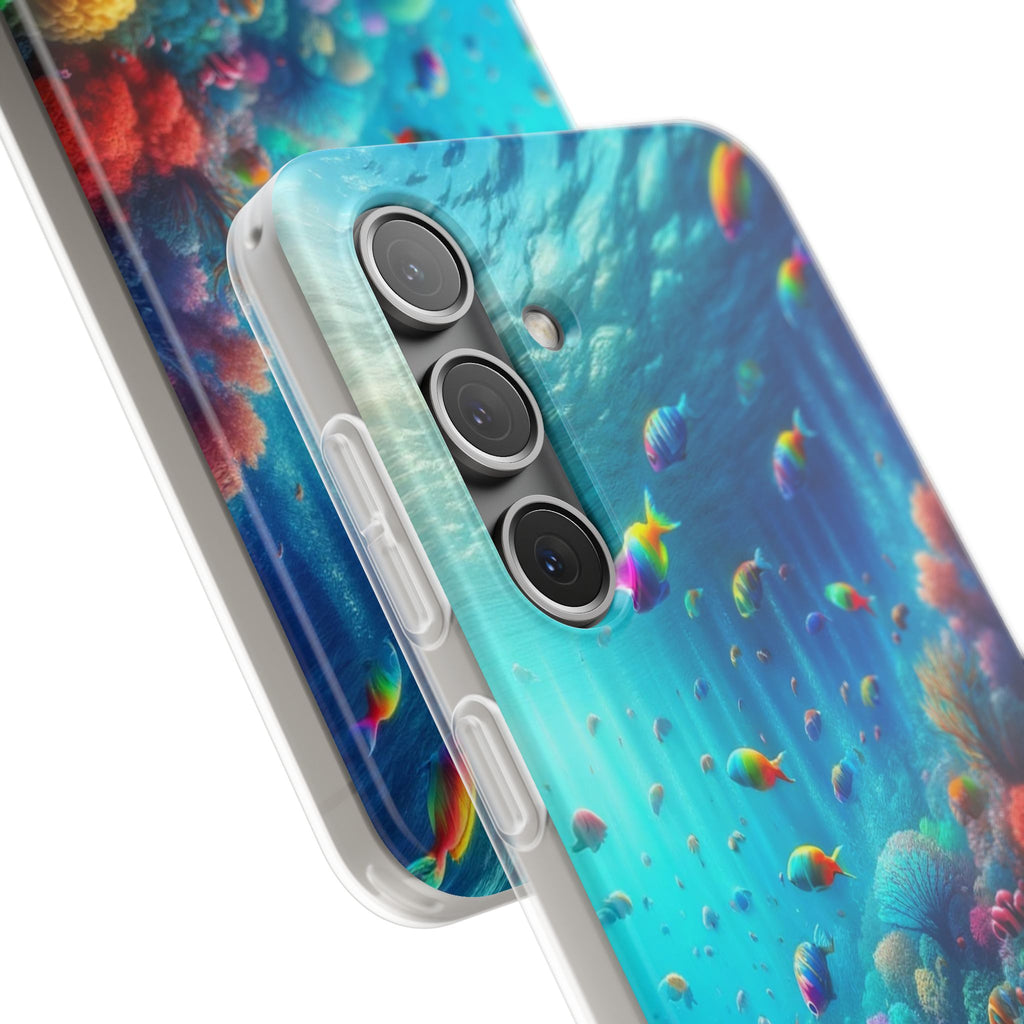 Colourful fish - Flexi Case (Samsung only)