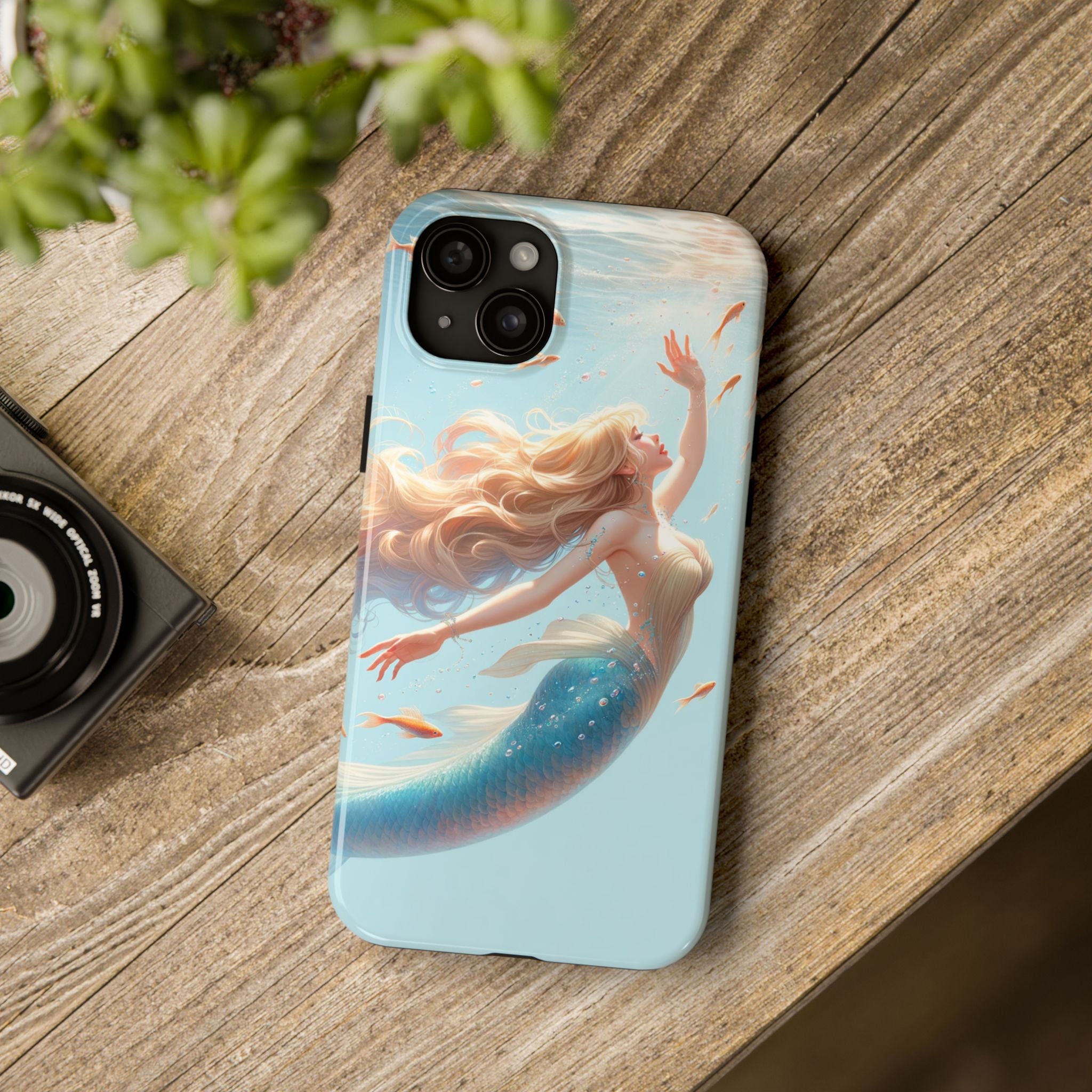 Blond mermaid - Tough Phone Case