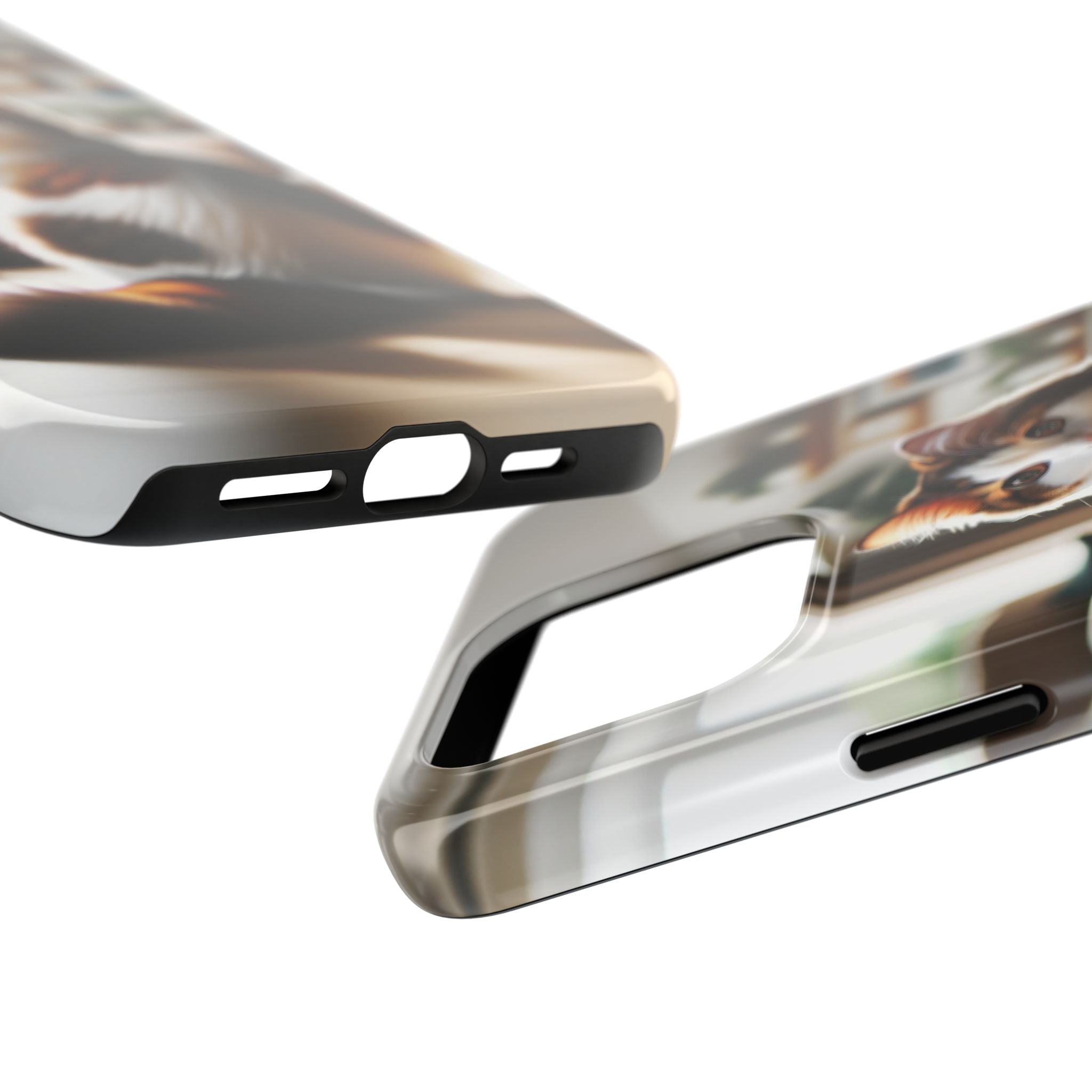 White-brown cat - Tough Phone Case