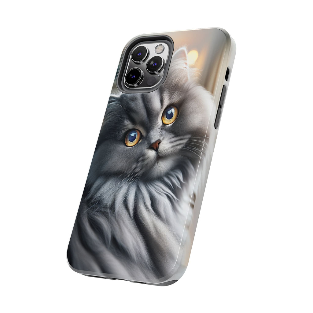 Grey cat - Tough Phone Case