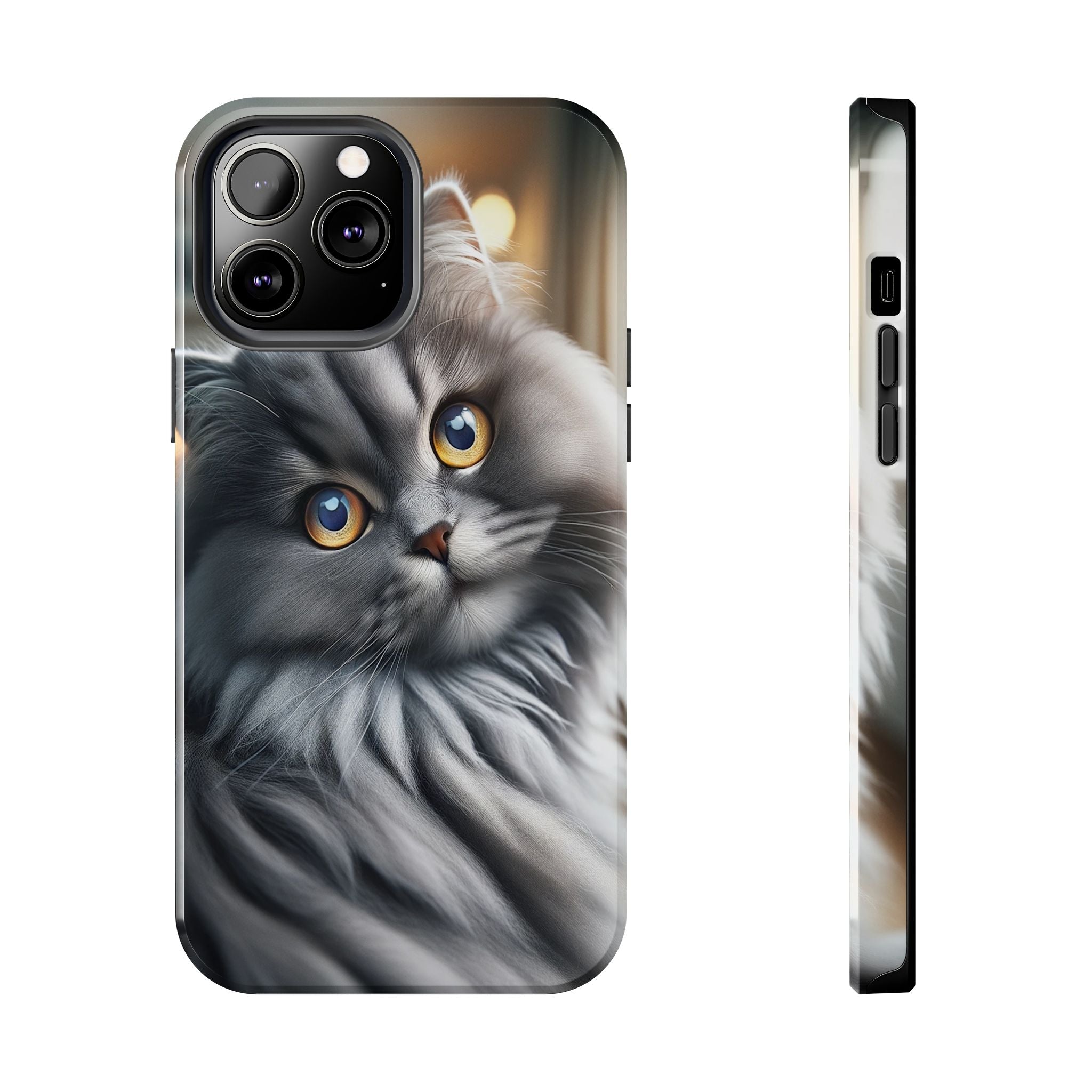Grey cat - Tough Phone Case