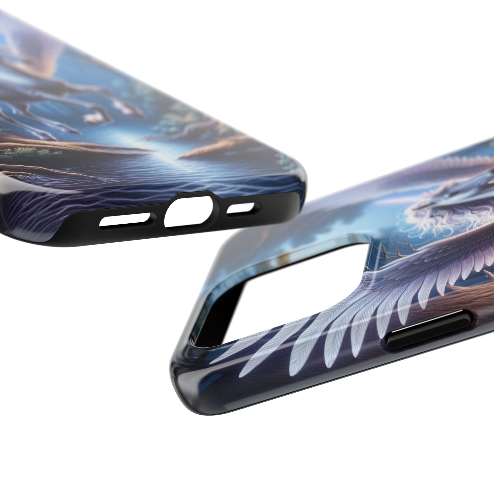 Phone Case - Unicorn Landing in Magical Forest