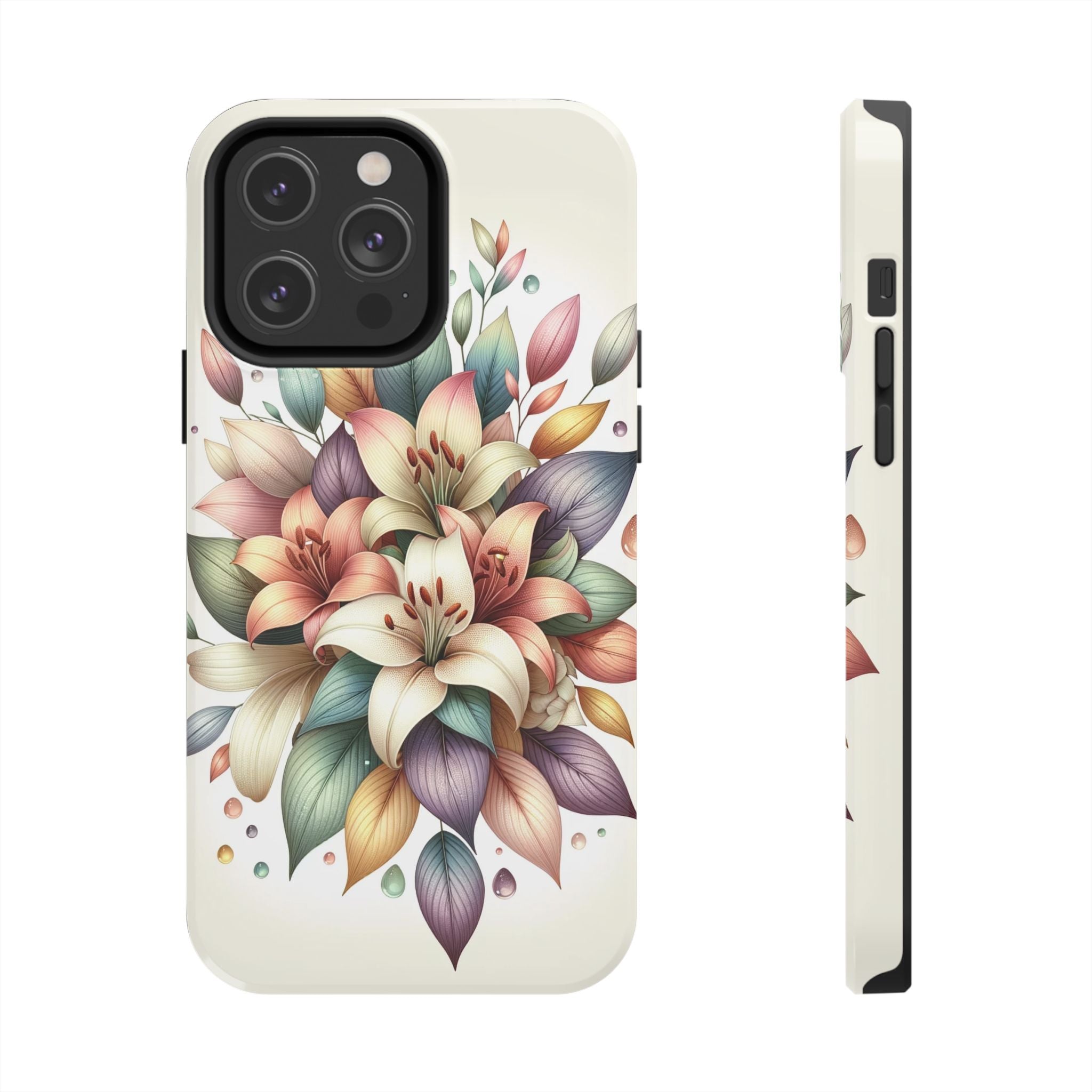 Phone Cases - Beautiful Lily Bouquet Design