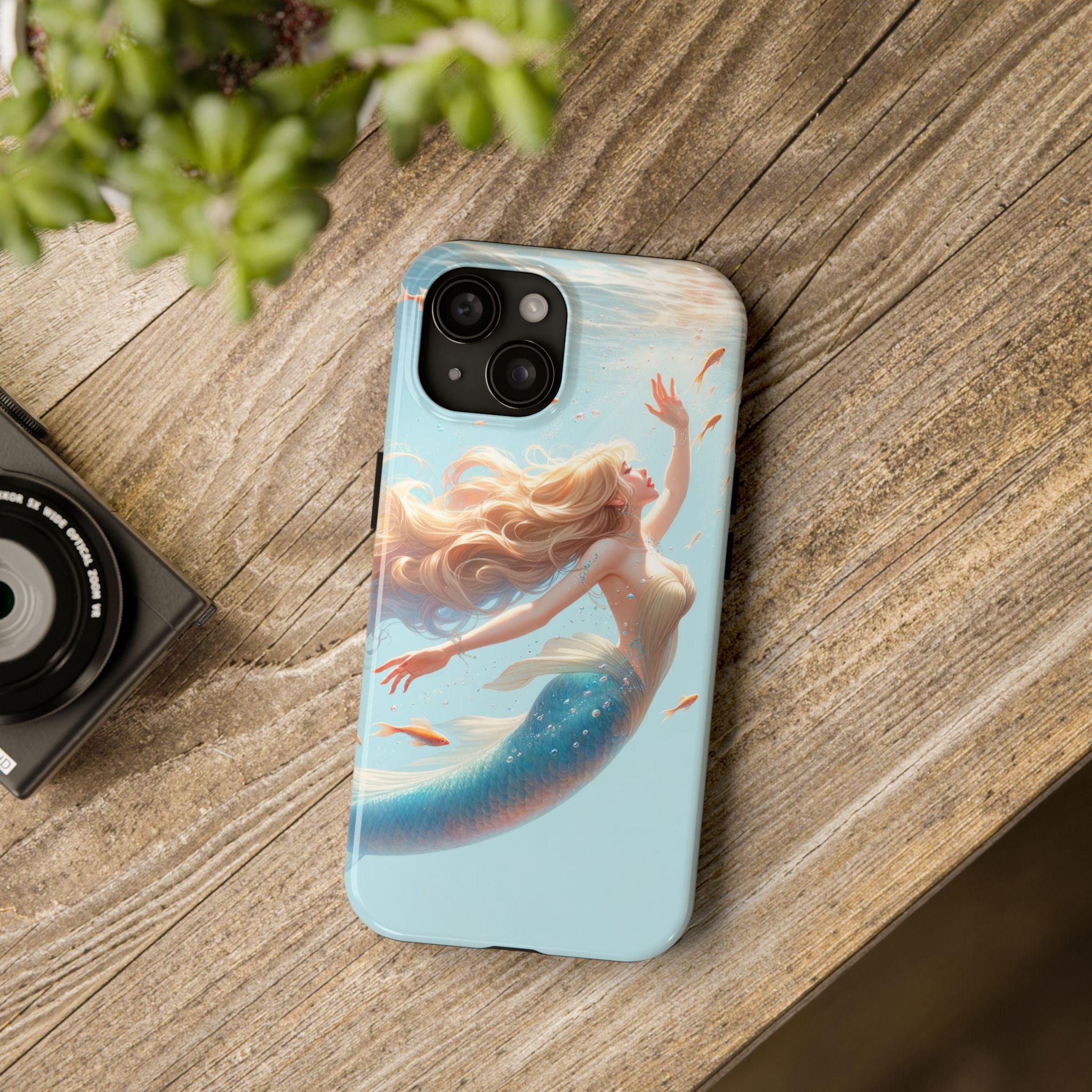 Blond mermaid - Tough Phone Case