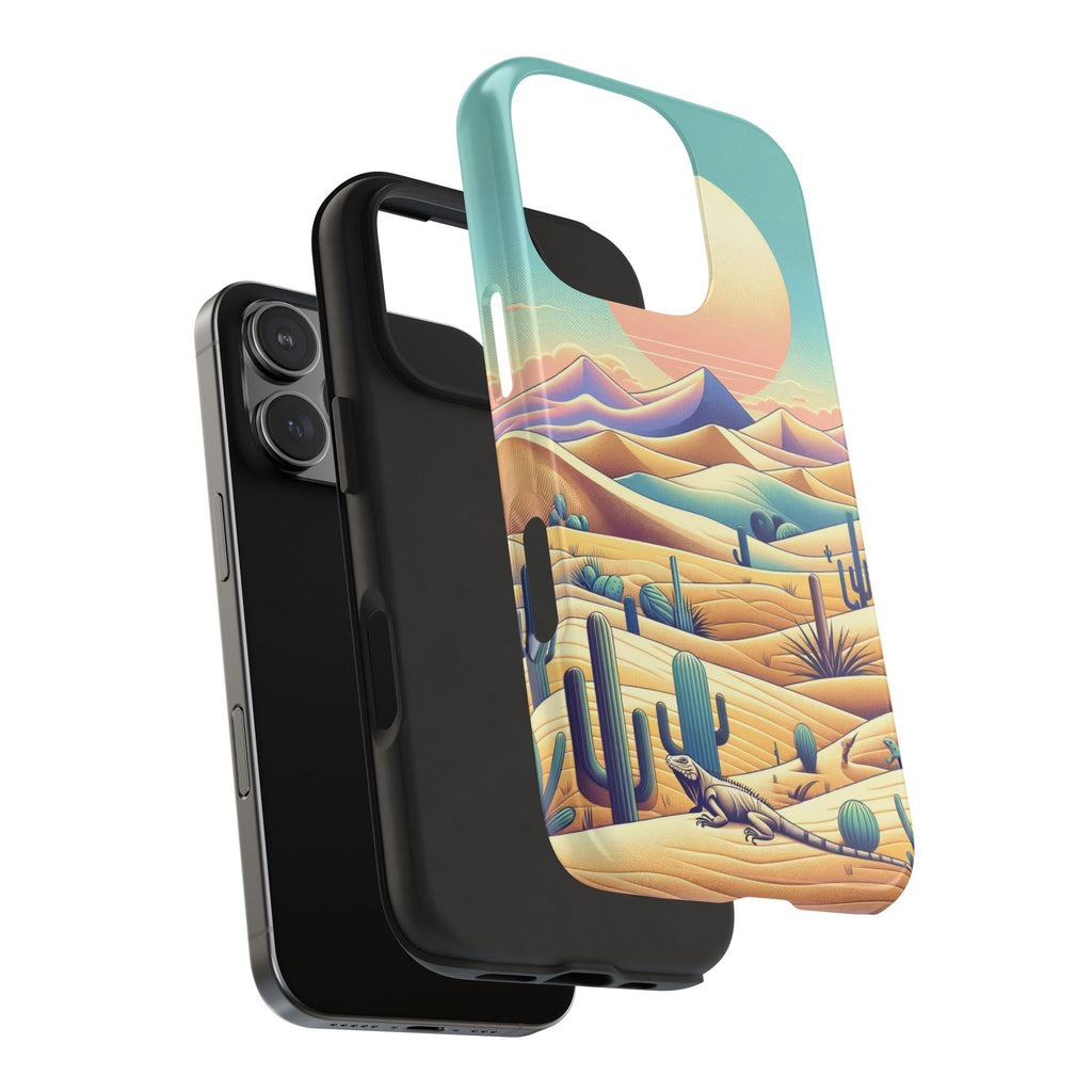 Iguana in the desert 2 - Tough Phone Case