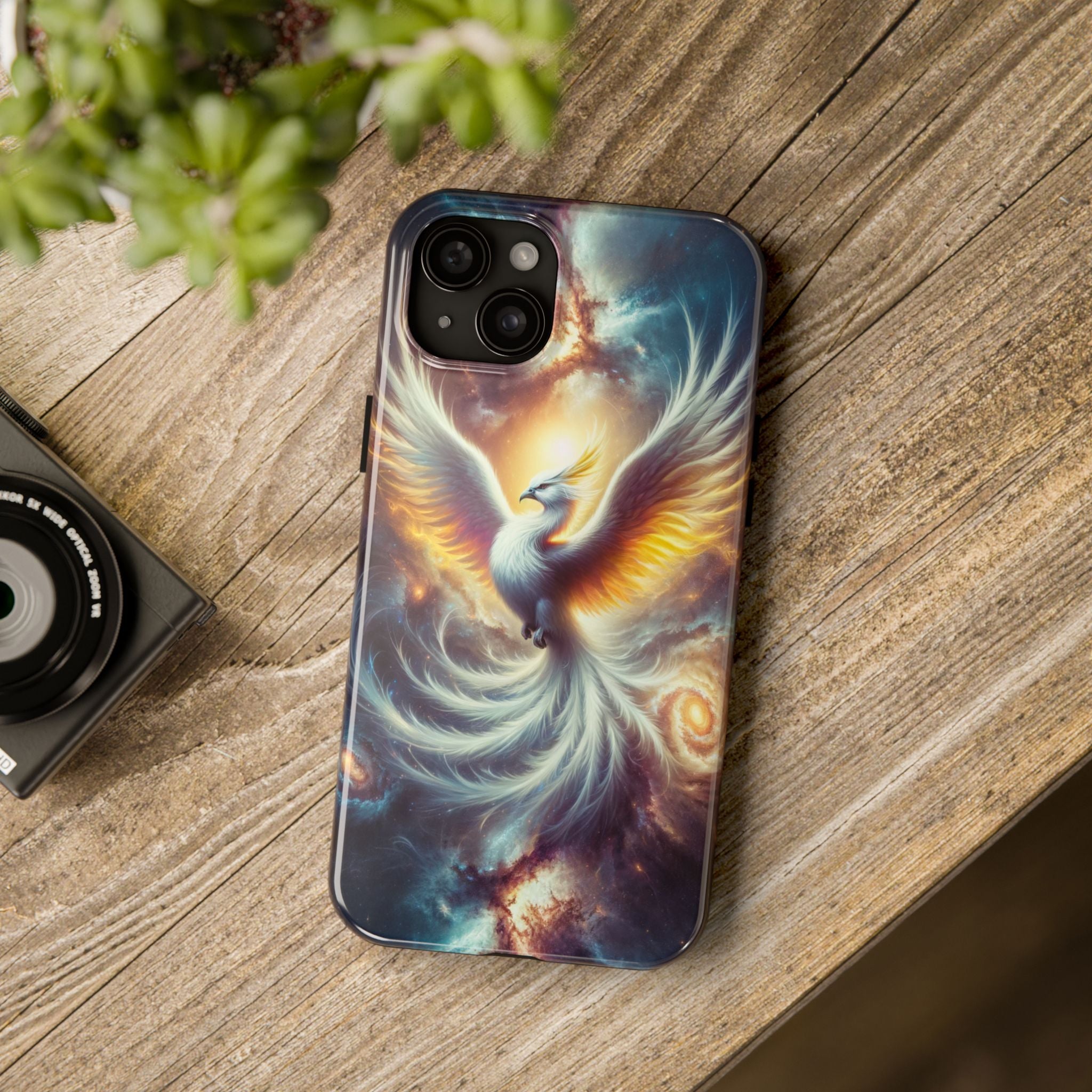 Phone Case - White Phoenix Design