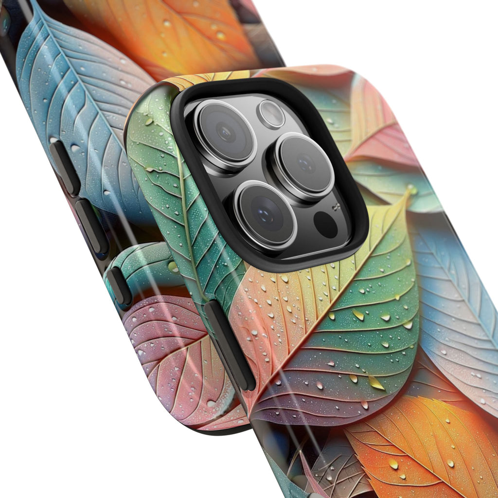 Pastel coloured leaves - Tough Phone Case