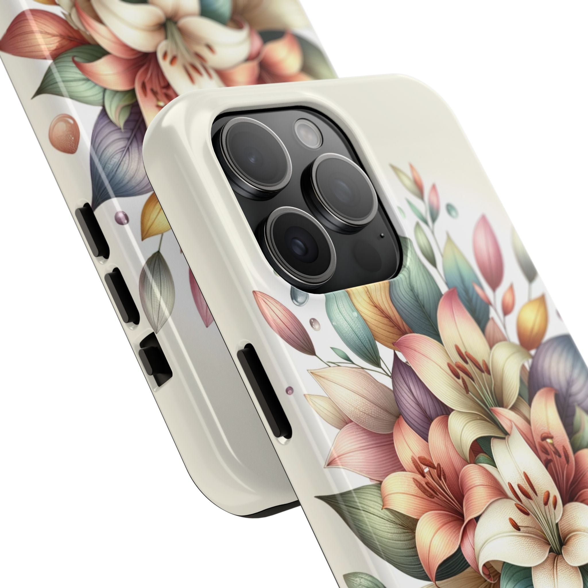 Phone Cases - Beautiful Lily Bouquet Design