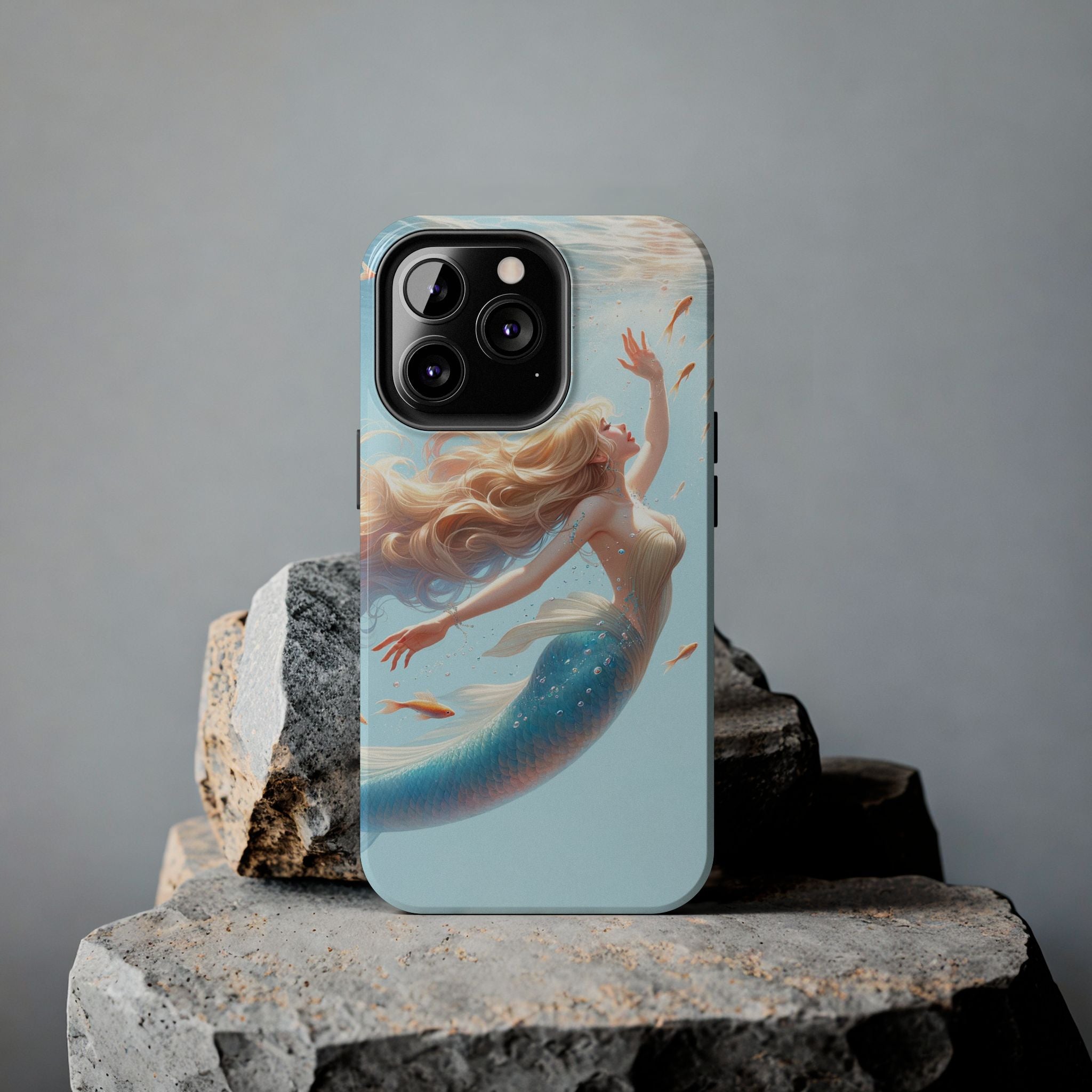 Blond mermaid - Tough Phone Case