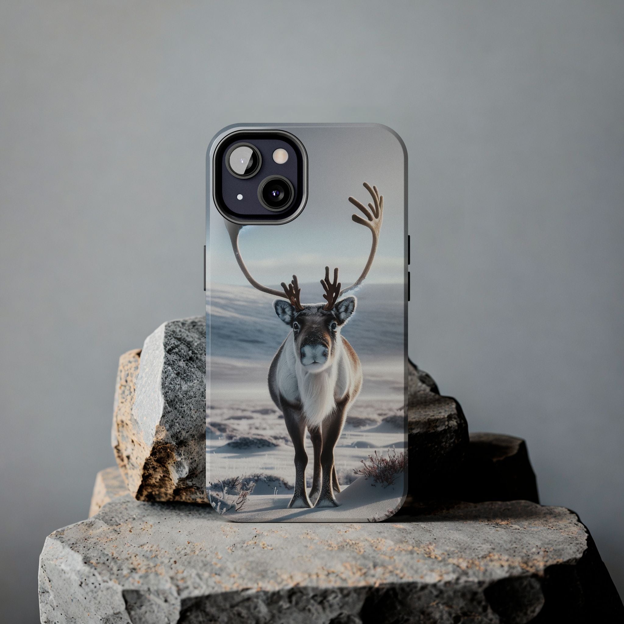 Phone Cases - Curious Reindeer Design