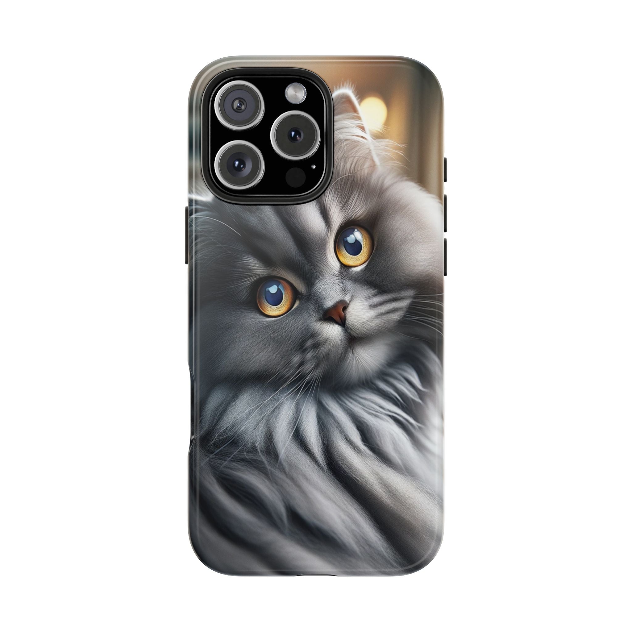 Grey cat - Tough Phone Case