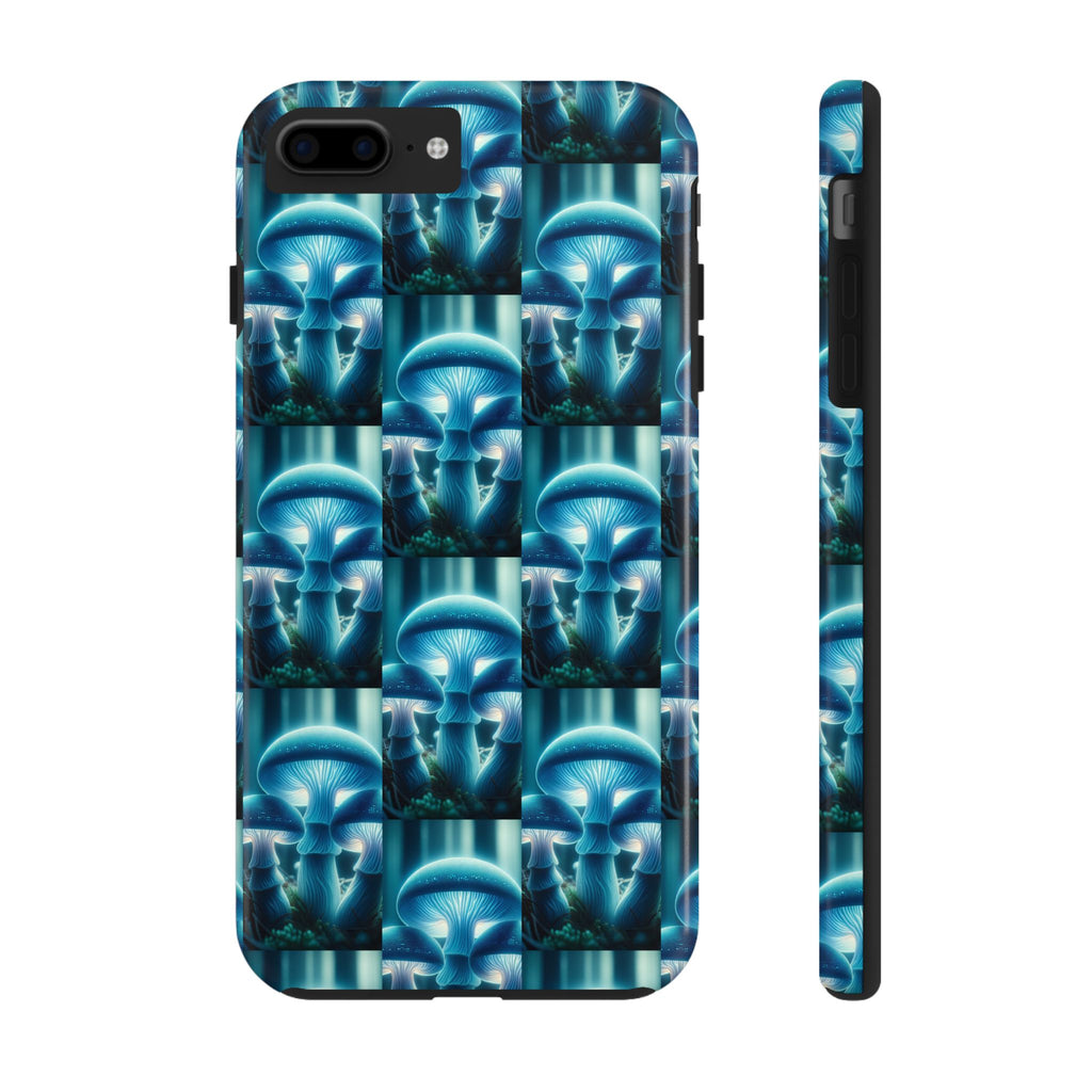 Blue Mushrooms - Tough Phone Case