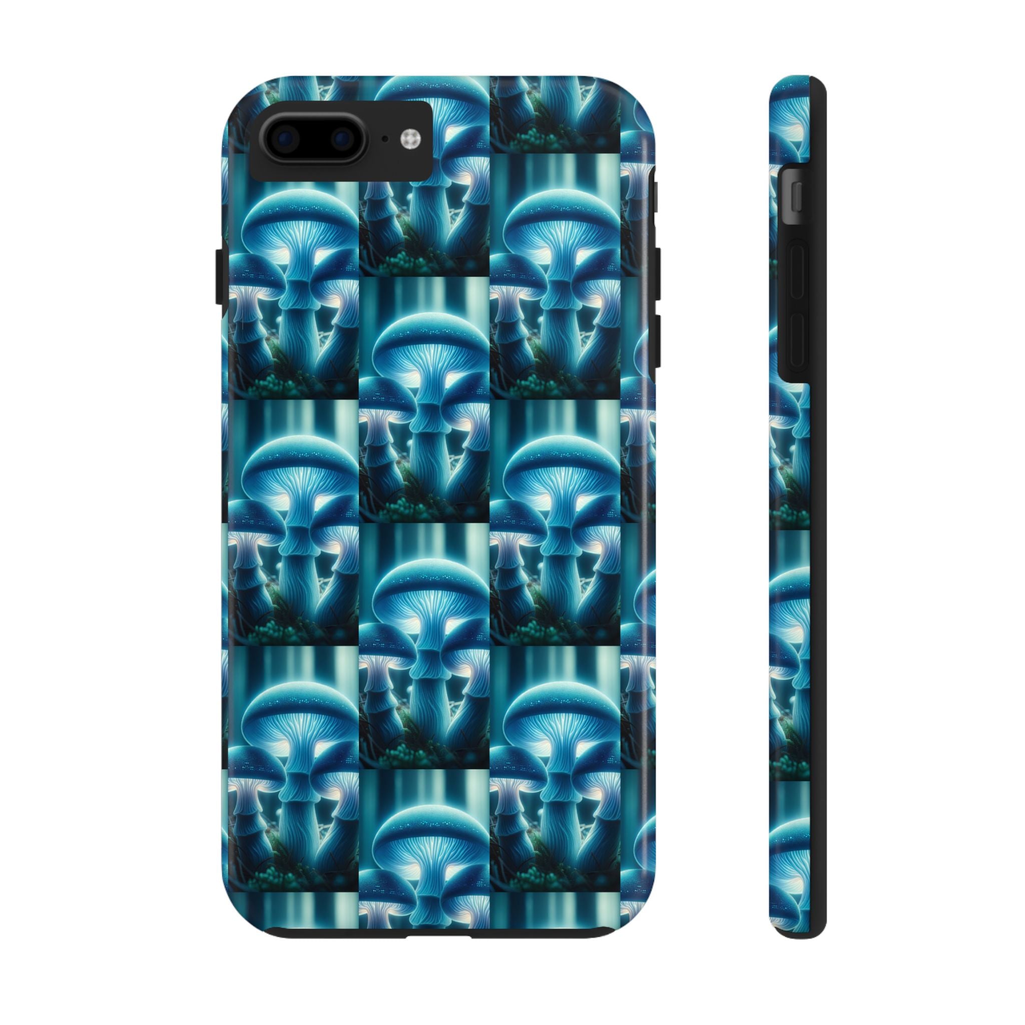 Blue Mushrooms - Tough Phone Case