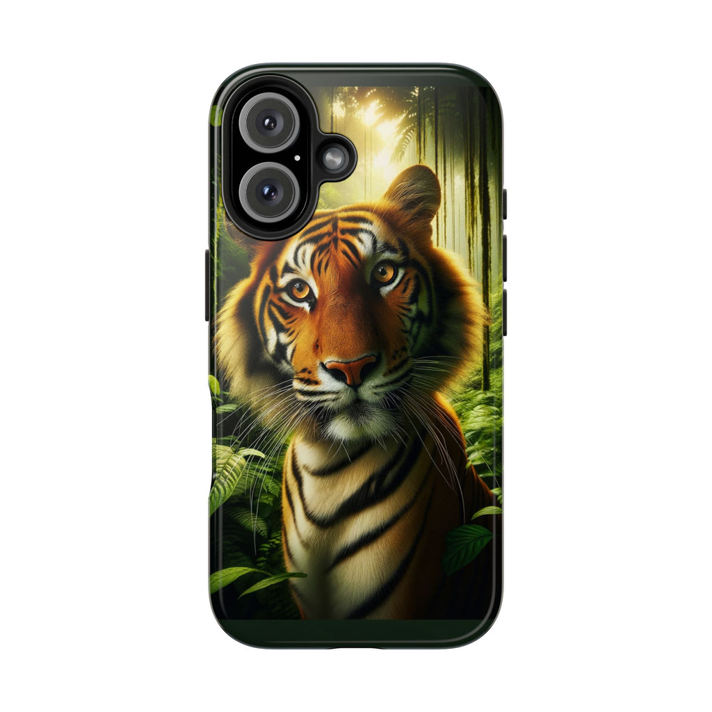 Curious Tiger - Tough Phone Case