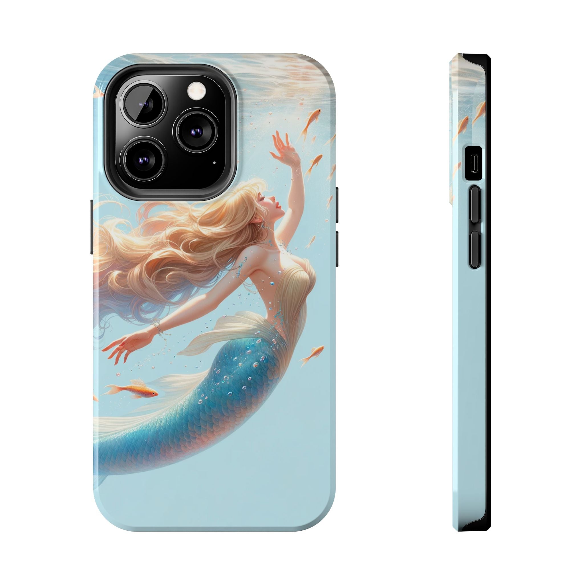 Blond mermaid - Tough Phone Case