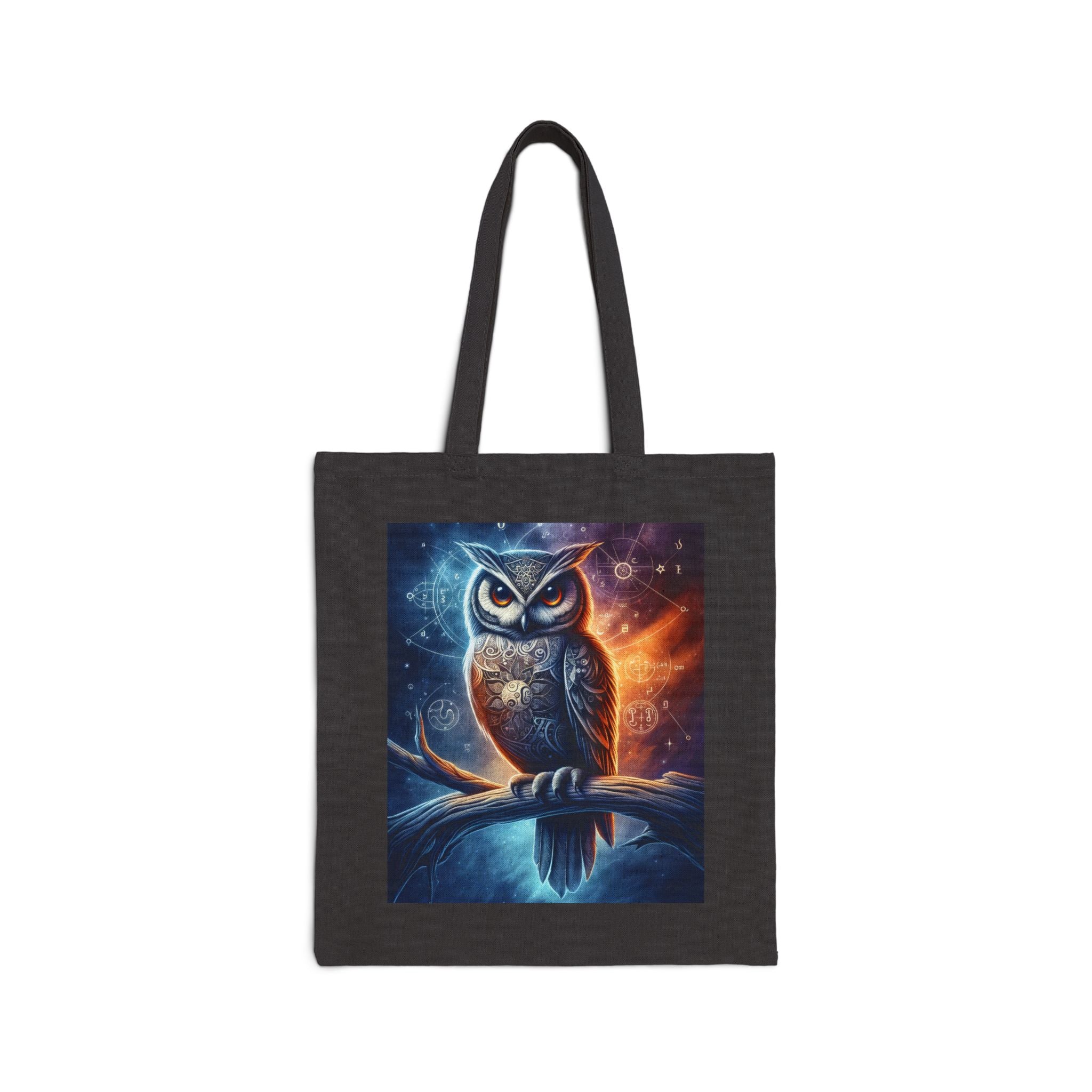 Wise Owl - Cotton Canvas Tote Bag