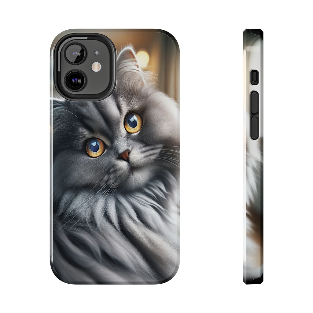 Grey cat - Tough Phone Case