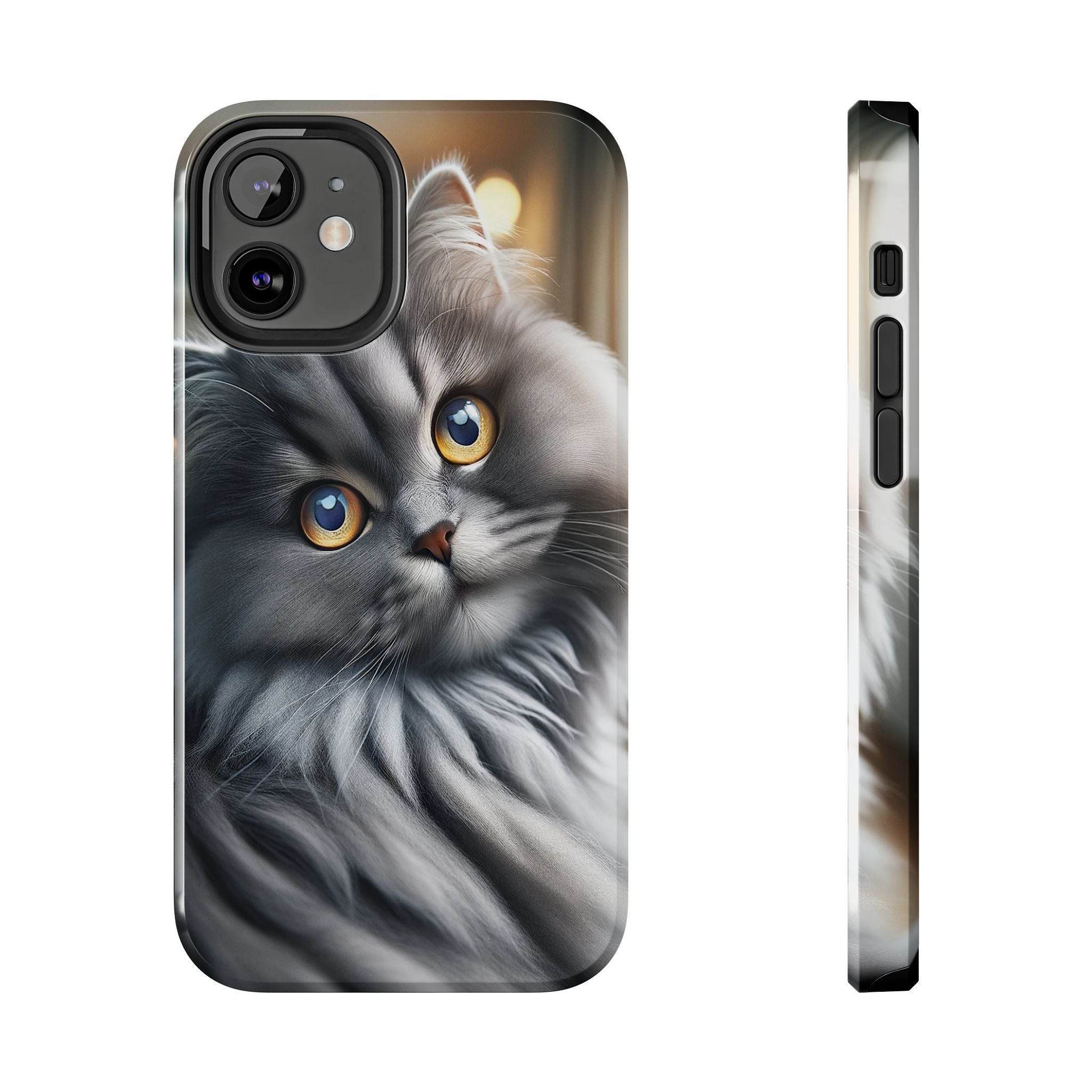 Grey cat - Tough Phone Case