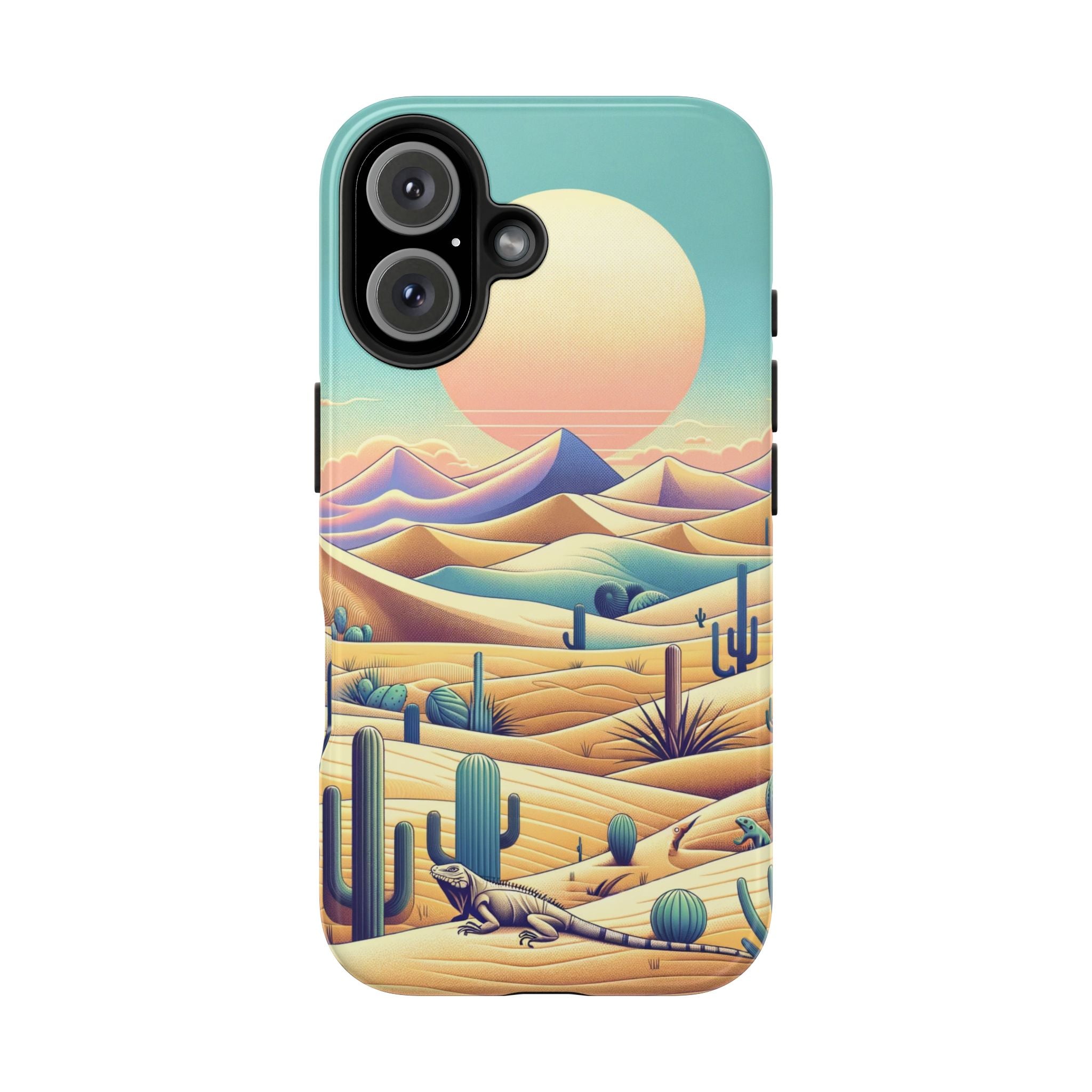 Iguana in the desert 2 - Tough Phone Case