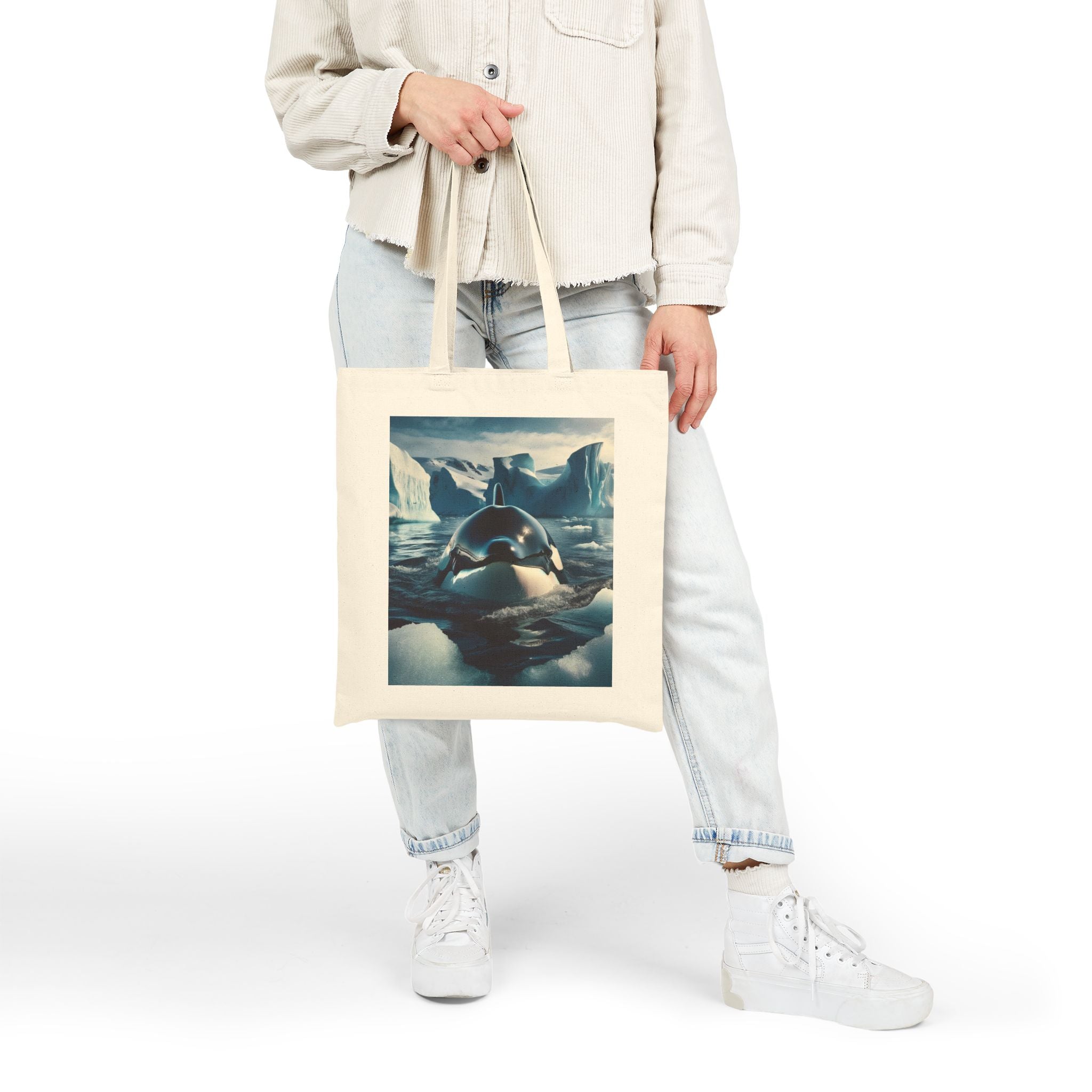 Orca Design - Cotton Canvas Tote Bag