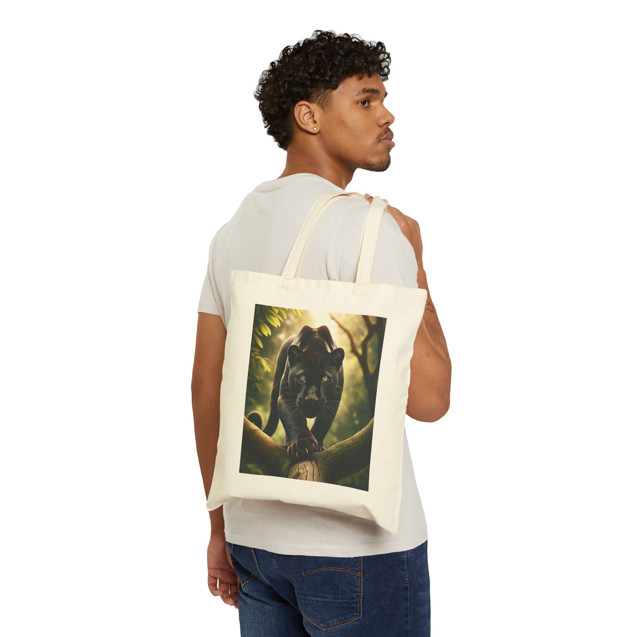 Black Panther - Cotton Canvas Tote Bag