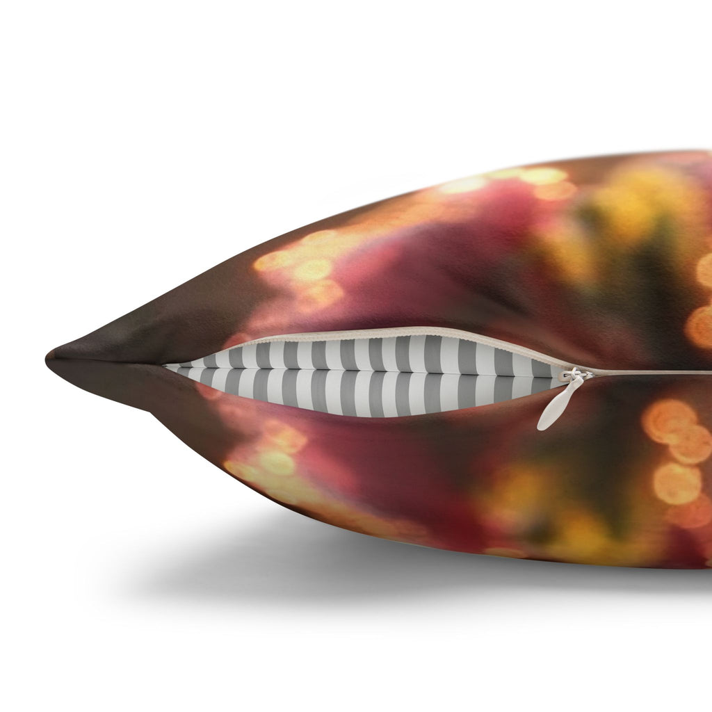 Large Pink flowers - Suede Square Pillowcase