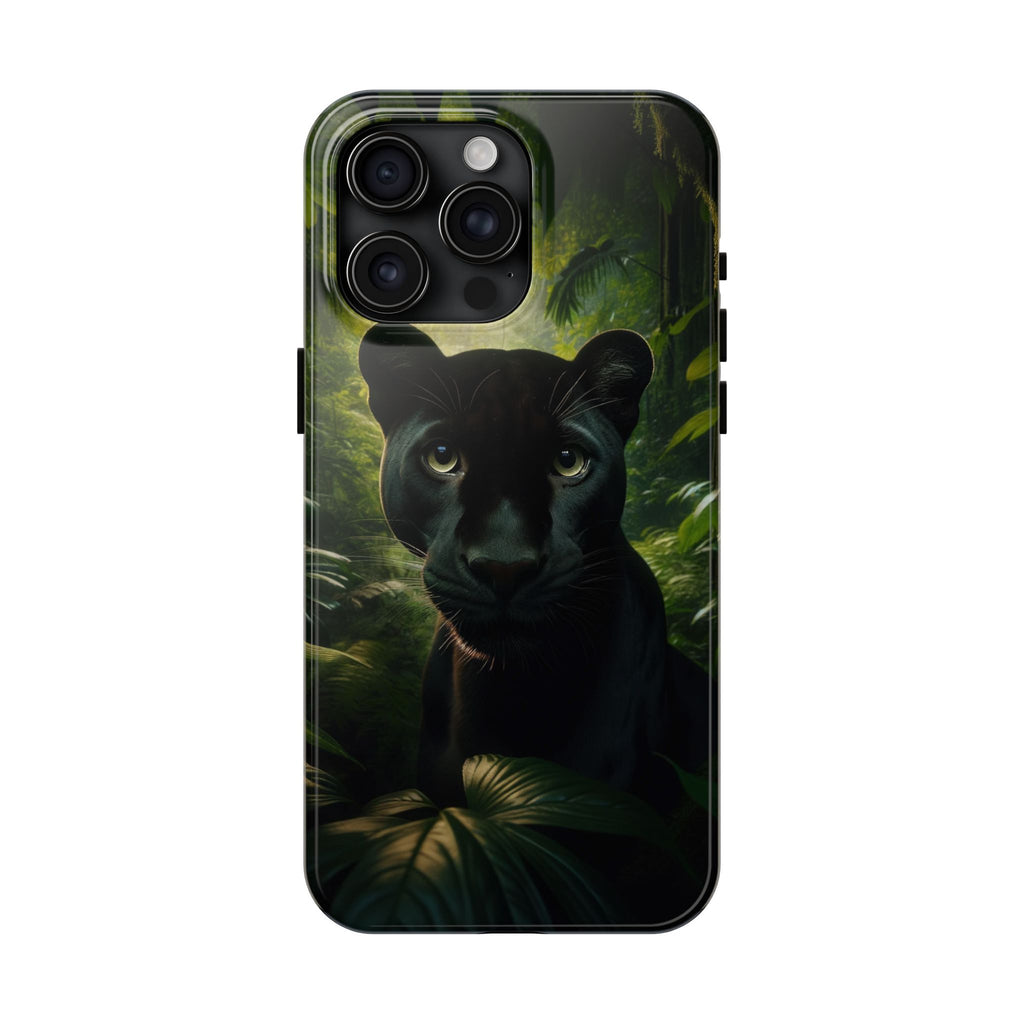 Curious black panther - Tough Phone Case