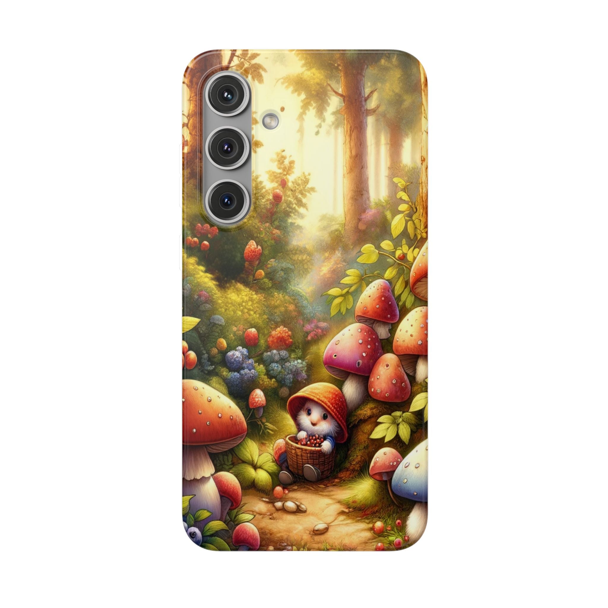 Gnome and mushrooms - Flexi Case (Samsung only)