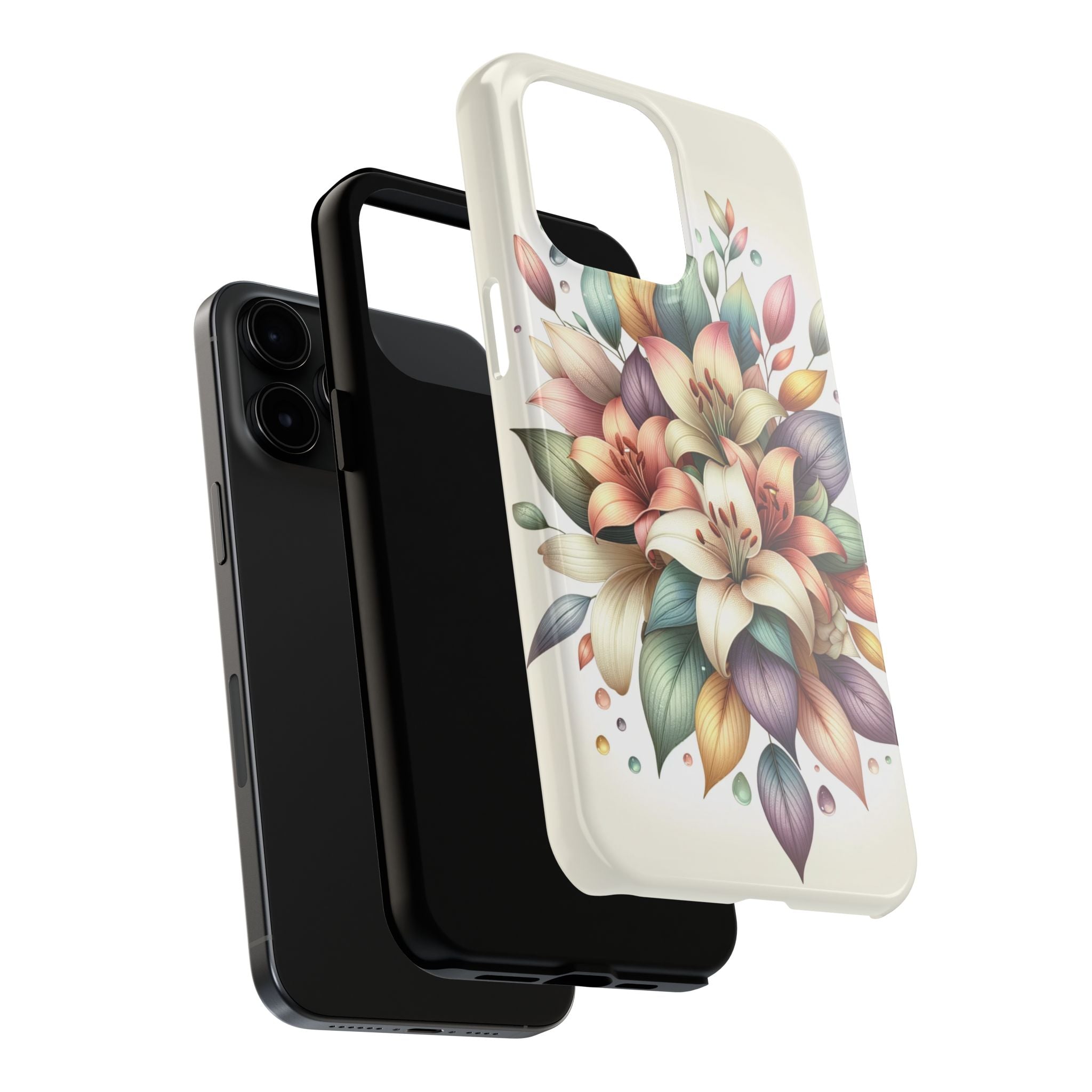 Phone Cases - Beautiful Lily Bouquet Design