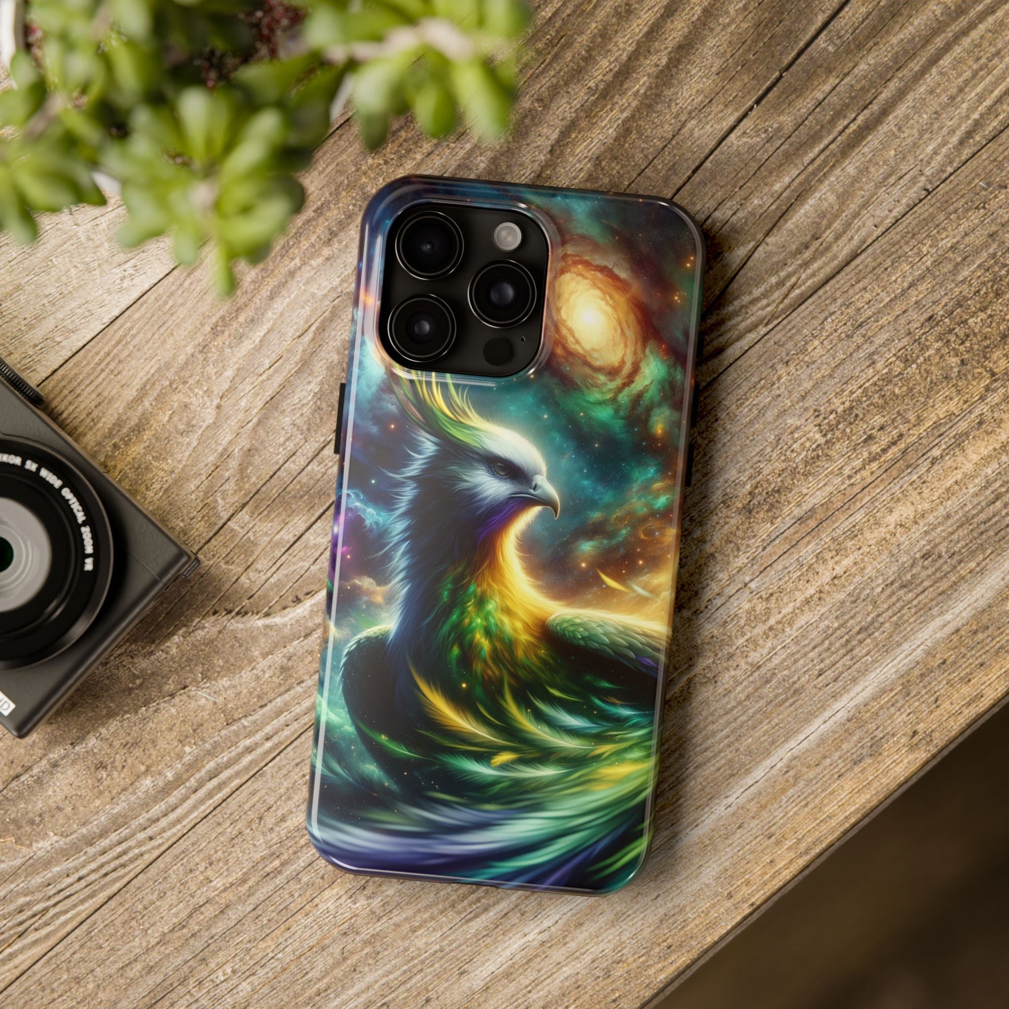 Phone Cases - Green Phoenix Design